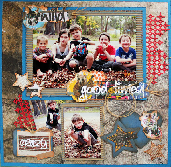 Good Times - single page - Paper Roses Scrapbooking