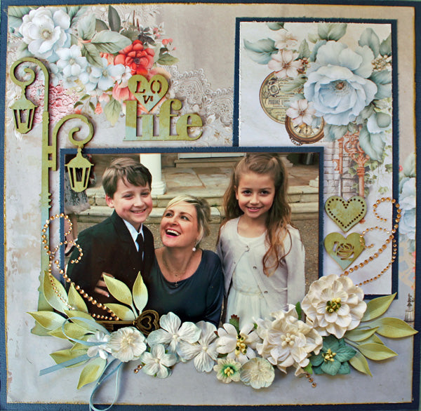 Love Life - single page - Paper Roses Scrapbooking