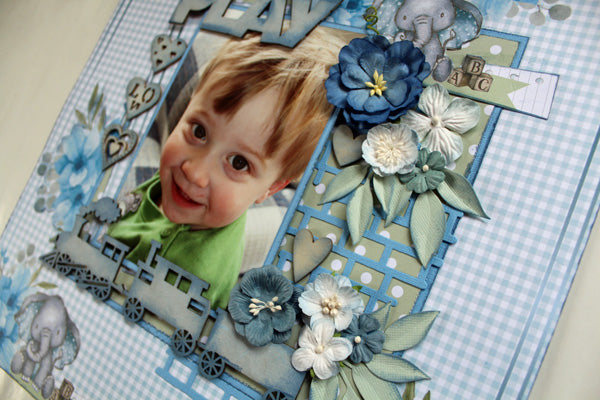 Baby - single page - Paper Roses Scrapbooking