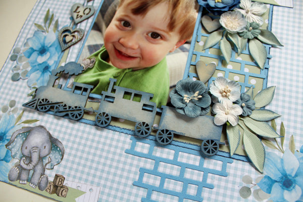 Baby - single page - Paper Roses Scrapbooking